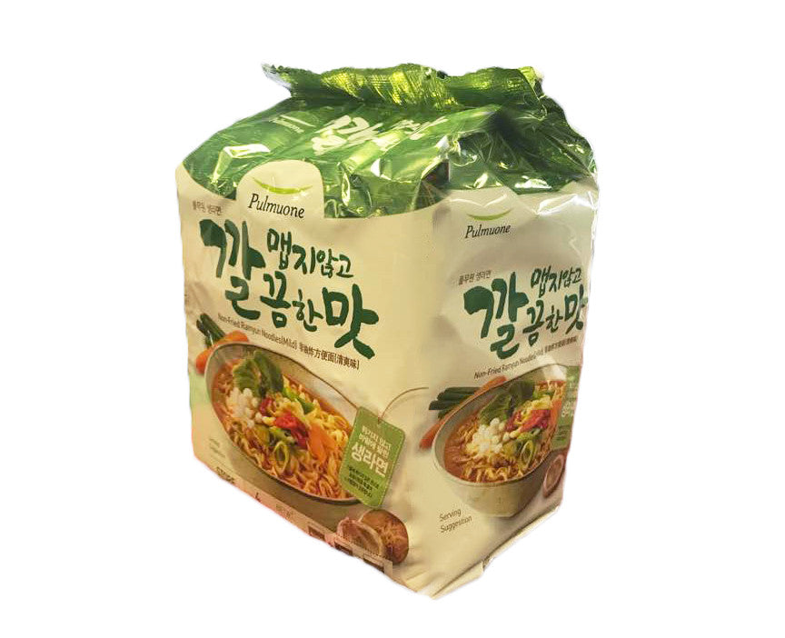 Pulmuone Nature is Delicious - Fresh Ramen Mild Flavor (Not spicy, clean taste) - Packaging may differ for export models.