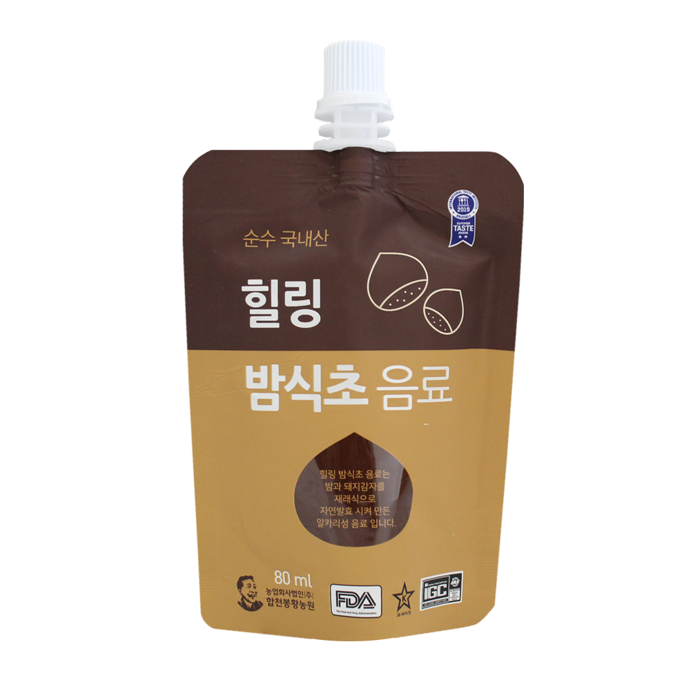 Healing Chestnut Vinegar made from fermented organic chestnuts and Jerusalem artichokes (80ml x 30 packs)