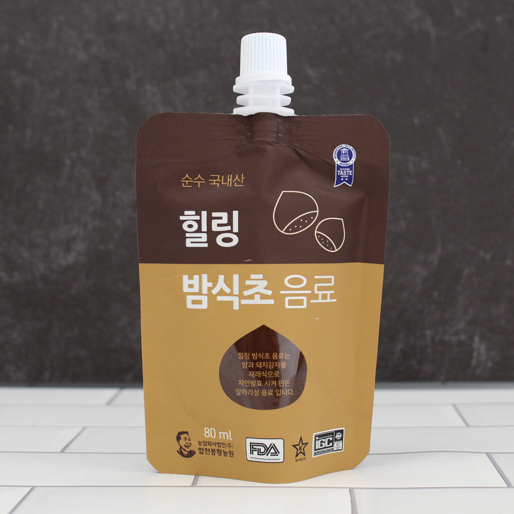 Healing Chestnut Vinegar made from fermented organic chestnuts and Jerusalem artichokes (80ml x 30 packs)