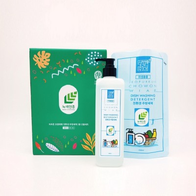 On the Green Meadow - Eco-friendly Dishwashing Detergent 2-Piece Set