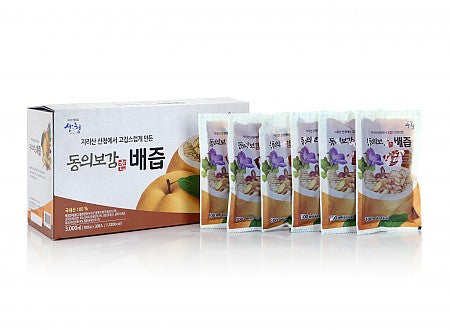 Donguibogam Village Herbal Pear Juice (100ml x 30 pouches) * 1 box