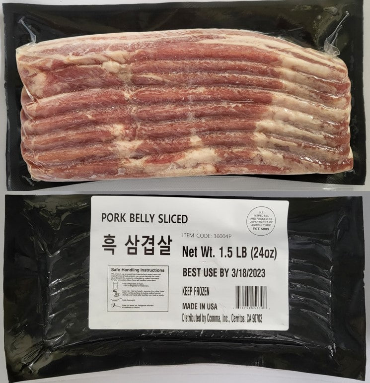 [MILLS EXPRESS] K-BBQ Sliced Black Pork Belly 1.5lb