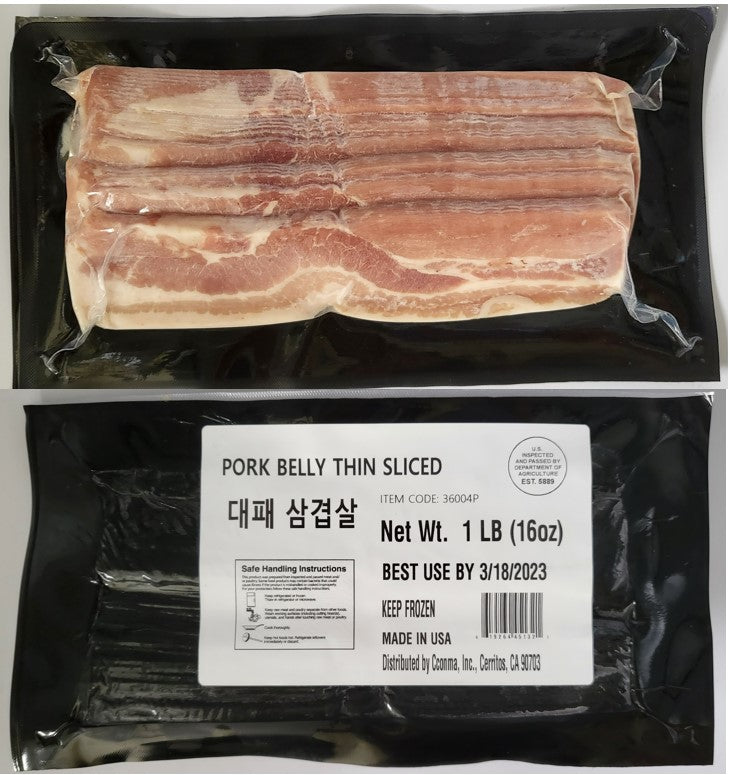 [MILLS EXPRESS] K-BBQ Thin Sliced Pork Belly 1lb