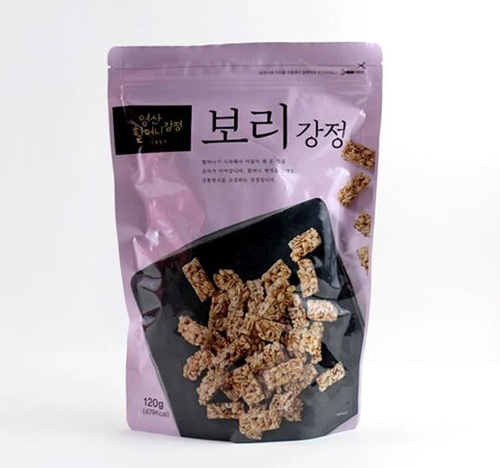 Youngsan Granny Barley Crunch Korean Snack 120g