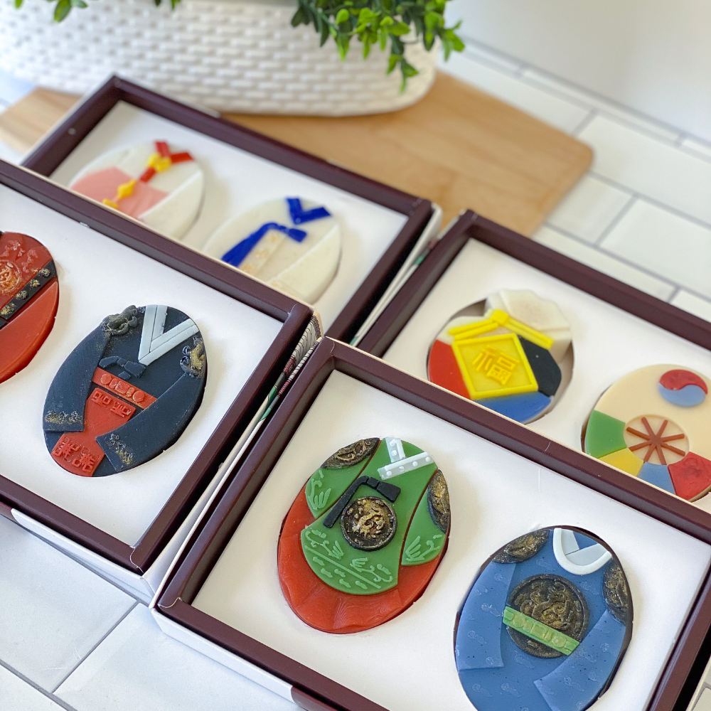 Handmade Natural Soap Art - Korean Traditional Design