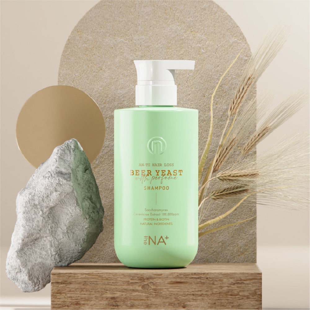 THE NA PLUS Anti Hair Loss Beer Yeast Shampoo 500ml