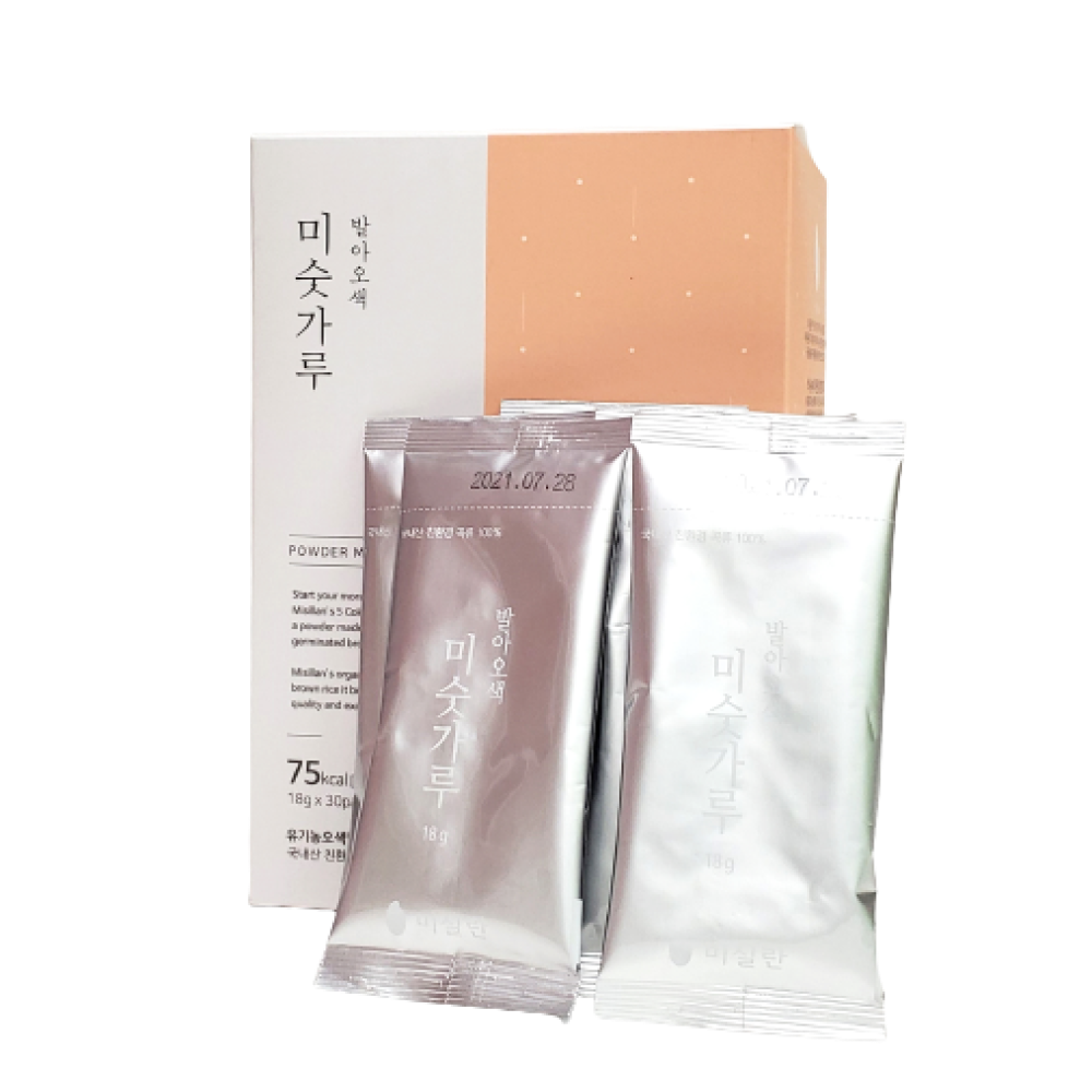 Korean Roasted Grain Powder (Misugaru) 18g x 30 Packets per Order