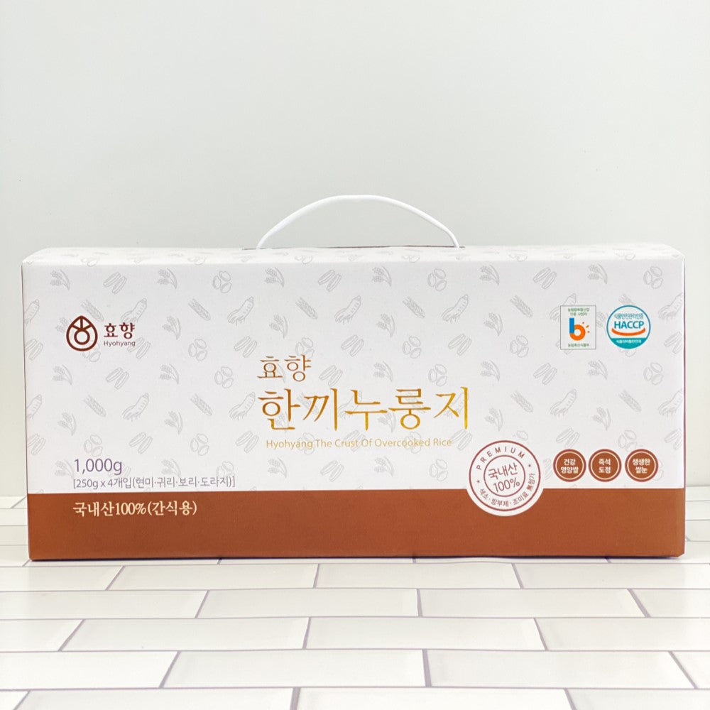 One Meal Brown Rice Chips - Nurungji Set (4 types - Brown Rice, Barley, Bellflower Root, Oat) 1kg