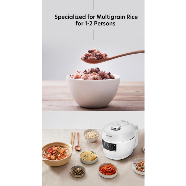 [SEPARATE FREE SHIPPING] Mini IH Pressure Rice Cooker Optimized for Multigrain Rice for 1-2 Persons CRT-PQWK0340WUS (3Cup)