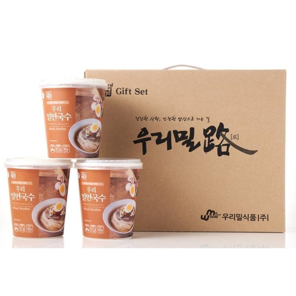 Woorimil Instant Wheat Noodles 80g x 6 cups