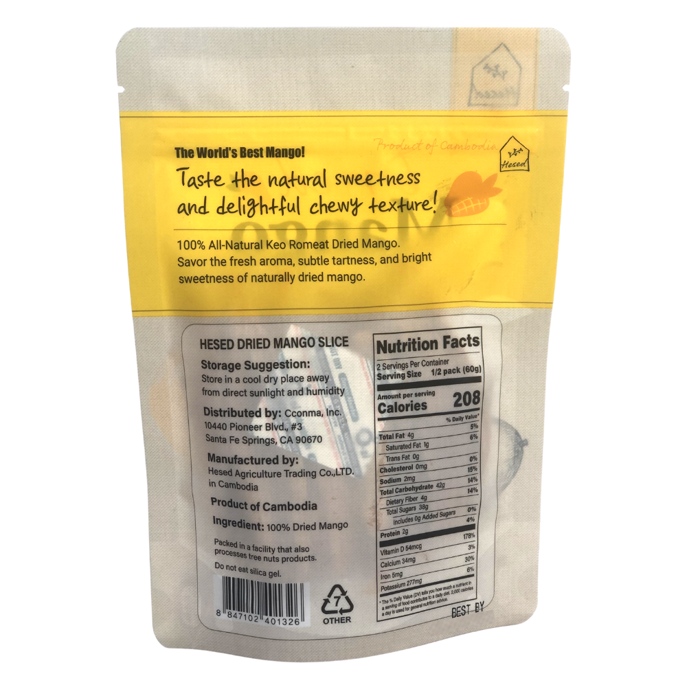 Hesed Dried Mango Slice 120g x 10 bags