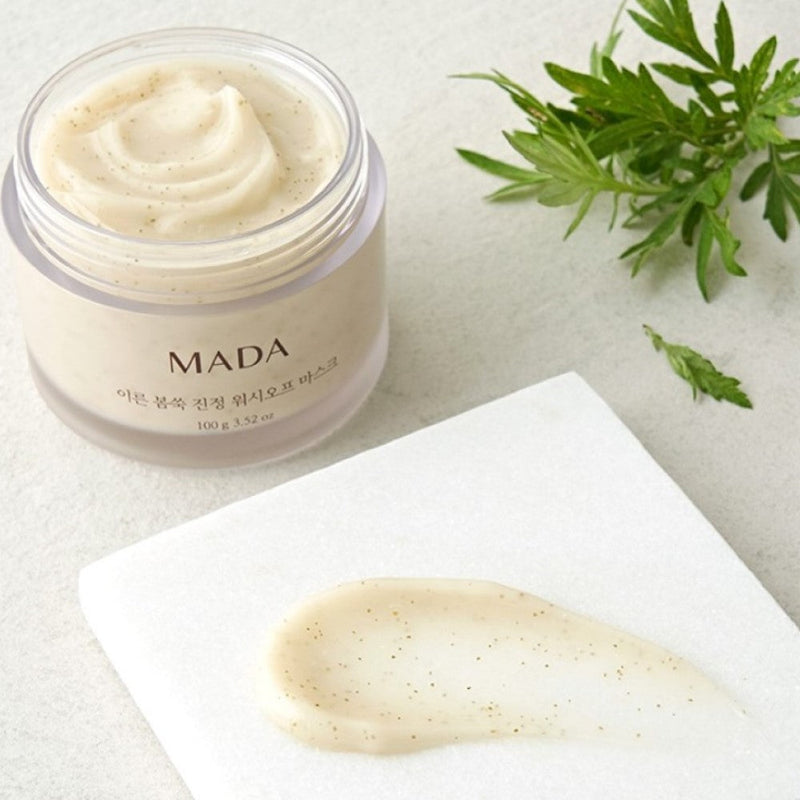 MADA Mugwort Soothing Wash Off Mask 100g (3.52 oz)
