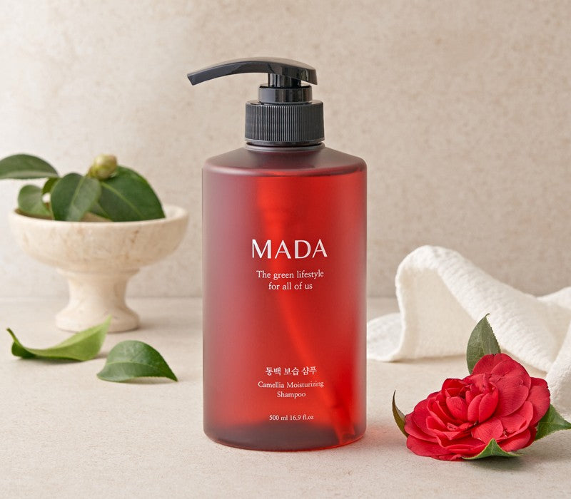 MADA Camellia Moisturizing Shampoo 500ml (16.9 fl. oz)