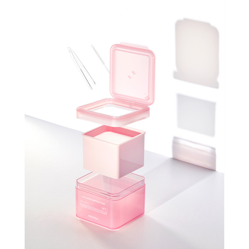 MEDIHEAL Collagen Ampoule Pad (100 Pads)