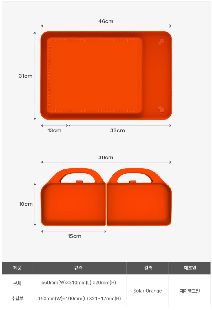 Featuring the JM Green Double Save S-Cutting Board (Gray) at Seoul Mills.