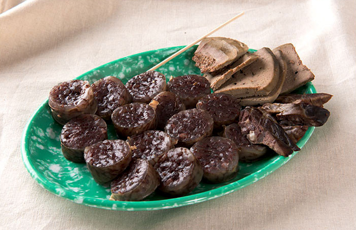 Korean Retro Melamine 19-Piece Full Dining Set (Color Options: Green, Brown, Blue)