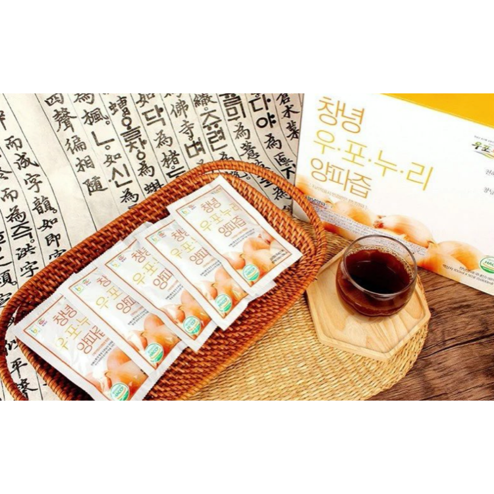 Changnyeong Uponuri Yellow Onion Juice 100ml (50 packets per Box)