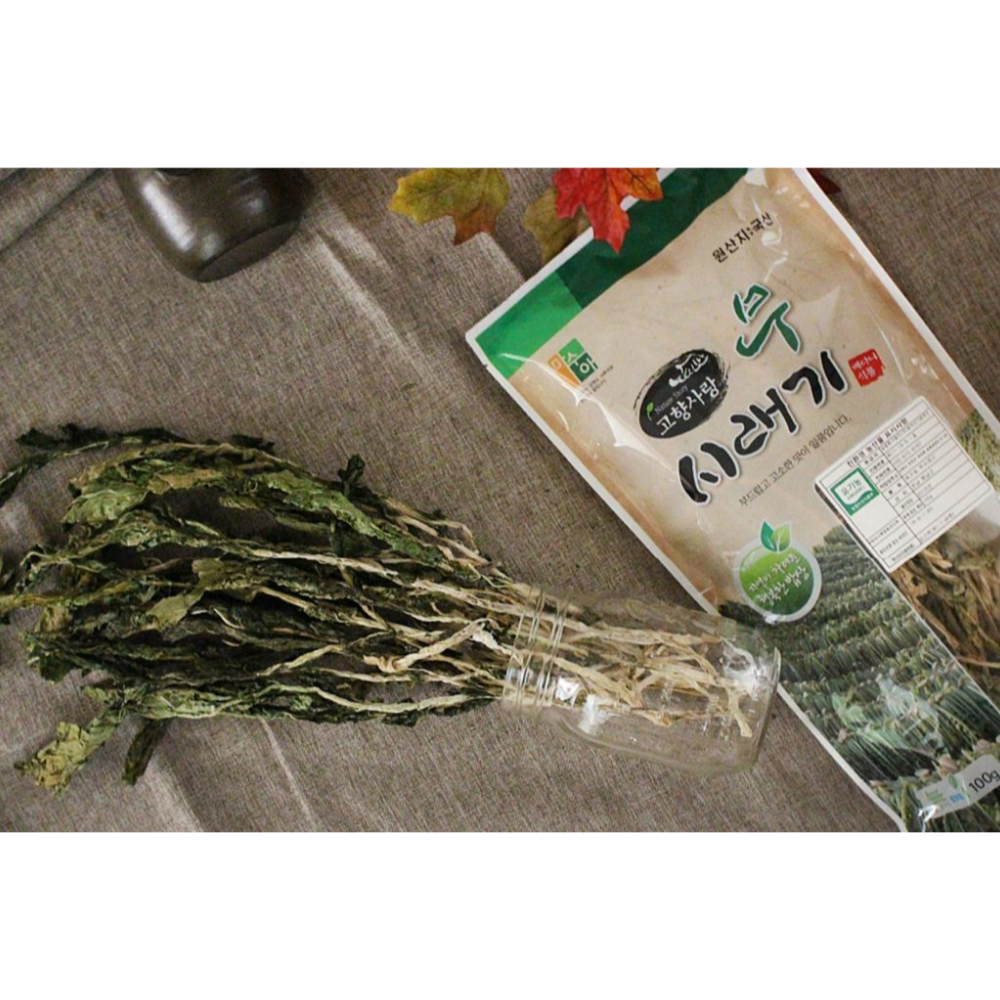 Dried Radish Leaves (Siraegi) 100g