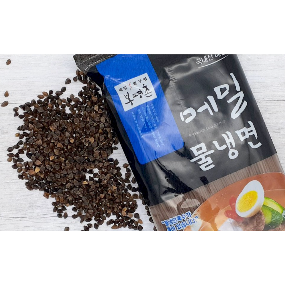 Gangwondo Buckwheat Naengmyeon Noodles 600g (Includes 4 Cold Soup Base)