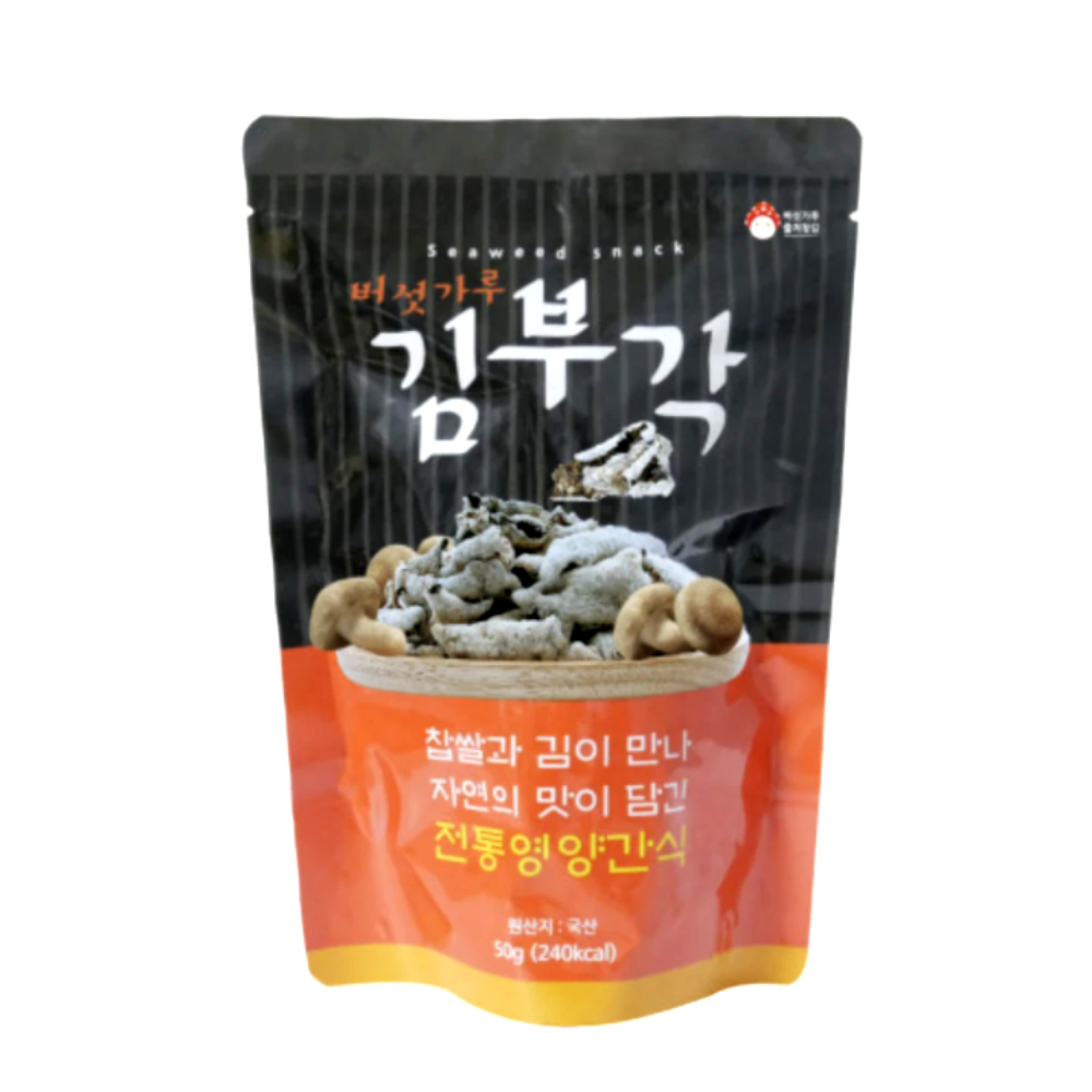 Mushroom Seaweed Snack (50g x 3 Bags)