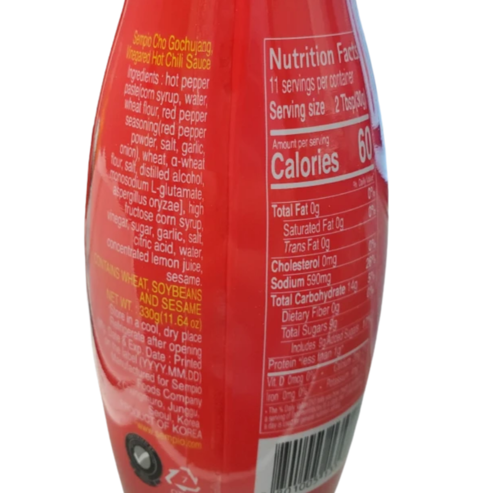 Sempio Vinegared Hot Chili Sauce (Chogochujang) 330g
