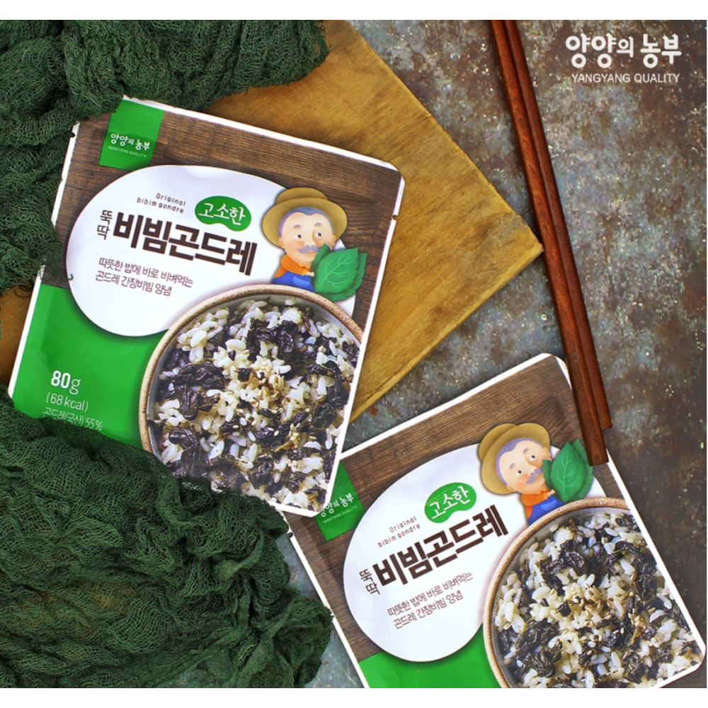 Bibim Gondre (Thistle) Sauce 80g x 4 packets