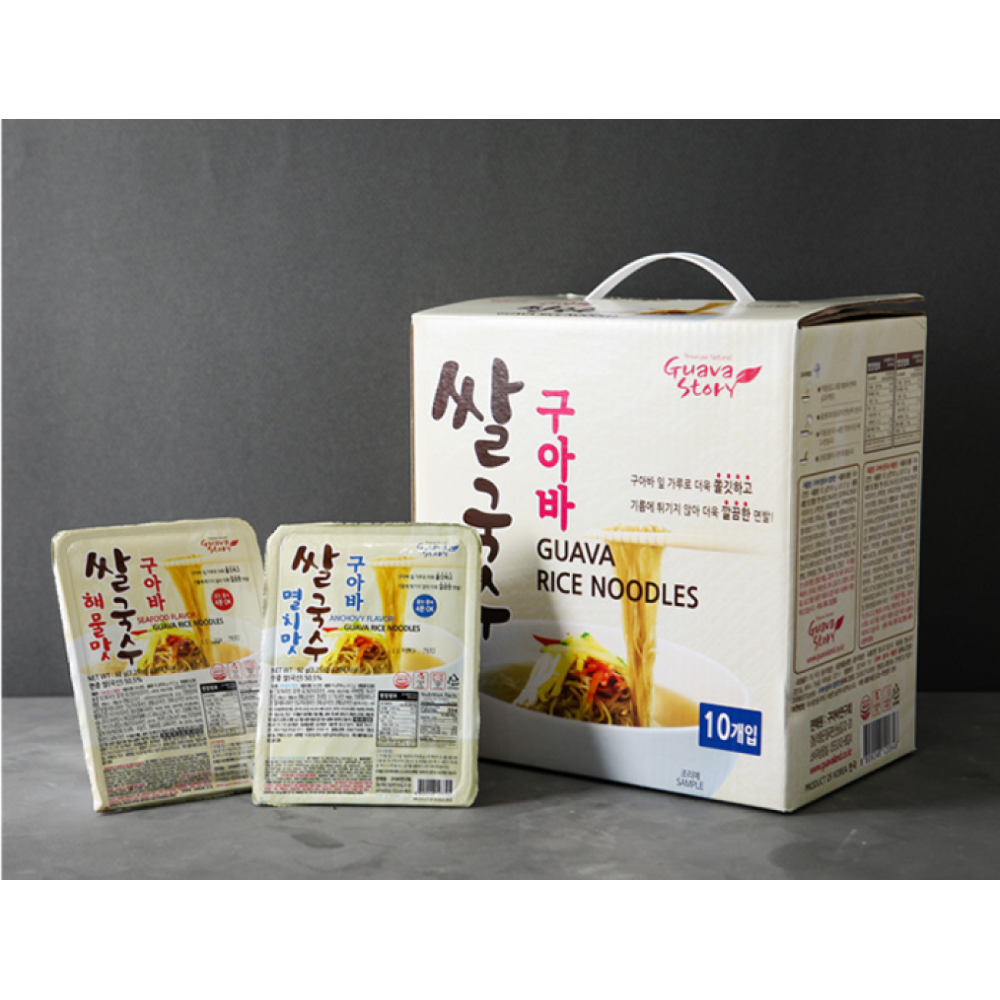 Guava Instant Non-Fried Rice Noodles - Seafood Flavor 92g x 10 Packs