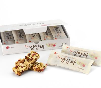 Try SeoulMills original nutrition bar in packaging.