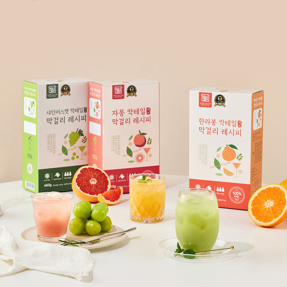HANALLDAM DIY Korean Rice Wine Kit 460g (3 Flavor Options)