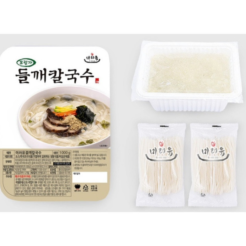 [MILLS EXPRESS] MILOVEYOU Perilla Seed Kalguksu (Korean Noodle Soup) 1.4kg