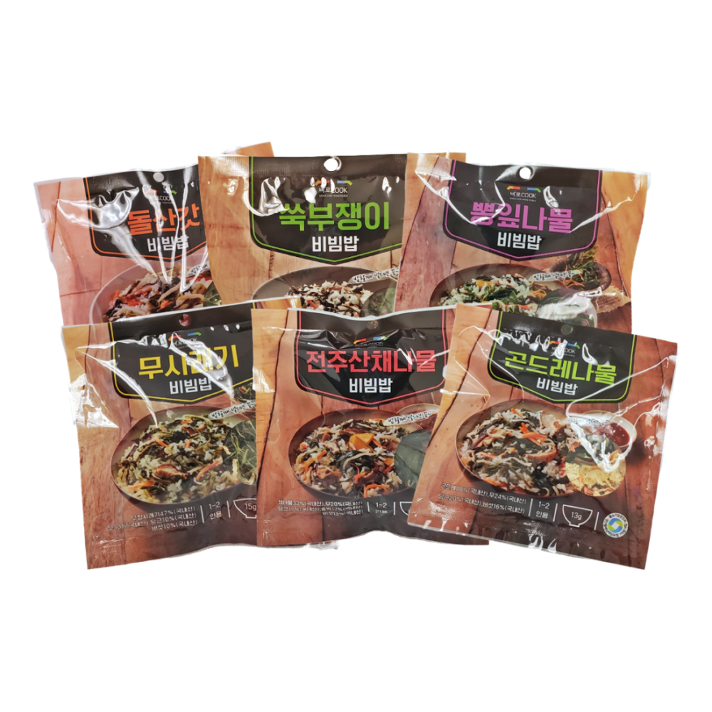 BAROCOOK Simple Cooking Bibimbap Greens 13g (Different Greens Available)