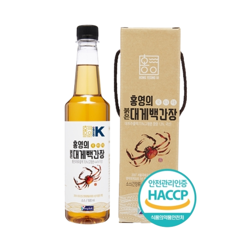 HONG YEONG UI Snow Crab White Fish Soy Sauce 500ml