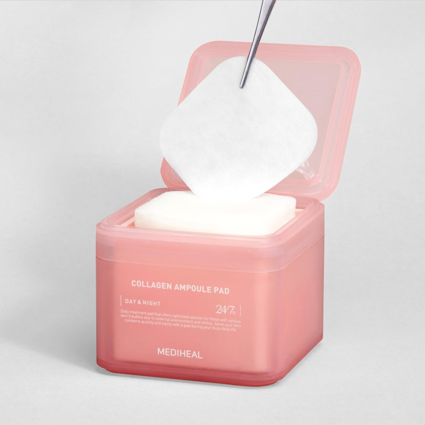 MEDIHEAL Collagen Ampoule Pad (100 Pads)