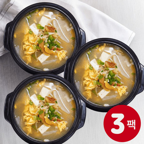 Kyodong Foods - Dried Pollack Hangover Soup 500g (Store at room temperature) X 3 packs Expiration date: November 26, 2026
