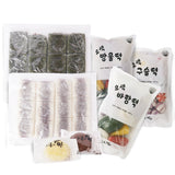 [Free Separate Shipping] Siru & Banga 6-Piece Rice Cake Set (Red Bean Paste Sliced Rice Cake, Cream Cheese Glutinous Rice Cake, Tiramisu Glutinous Rice Cake, Five-Color Bangul-tteok, Five-Color Bead Rice Cake, Five-Color Baram-tteok)