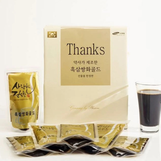 Pharmacist Ahn Jun-min's Black Ginseng Ssanghwa Gold 1 Box (90ml x 20 packets)<br>Expiration Date: March 10, 2028