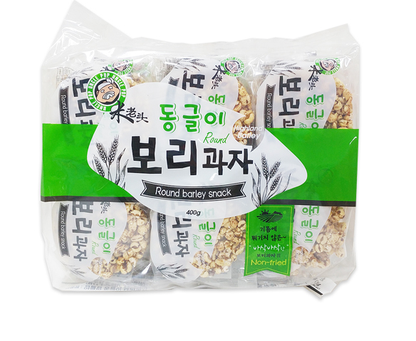Uncle Pop Round Barley Snacks 400g