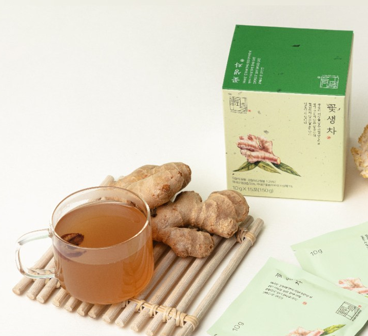 Kyungshin Bio Flower Mushroom Ginger Tea 15 Packets