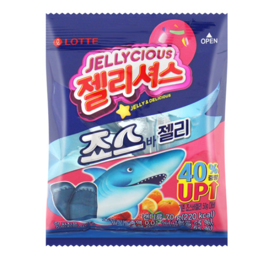 Lotte Jaws Bar Jelly 70g