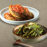 [Pre-order] Ttrechan Nuruk-Fermented Whole Cabbage Kimchi 3kg + Young Radish Kimchi 2kg