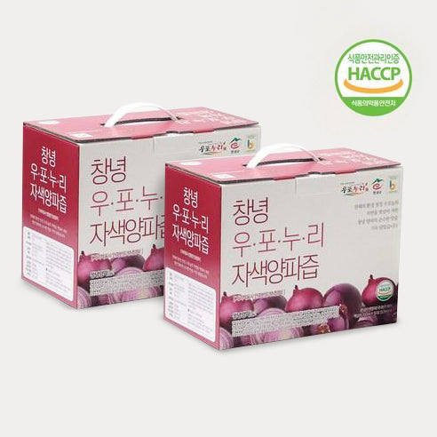[Free Separate Shipping] Changnyeong Upo Nuri Purple Onion Juice 100ml * 50 pouches * 2 boxes