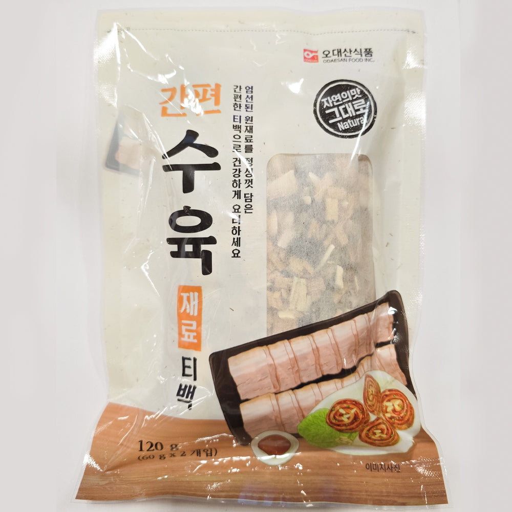 Odaesan Food - Convenient Boiled Pork Ingredient Tea Bag 120g<br>Expiration Date: November 7, 2026