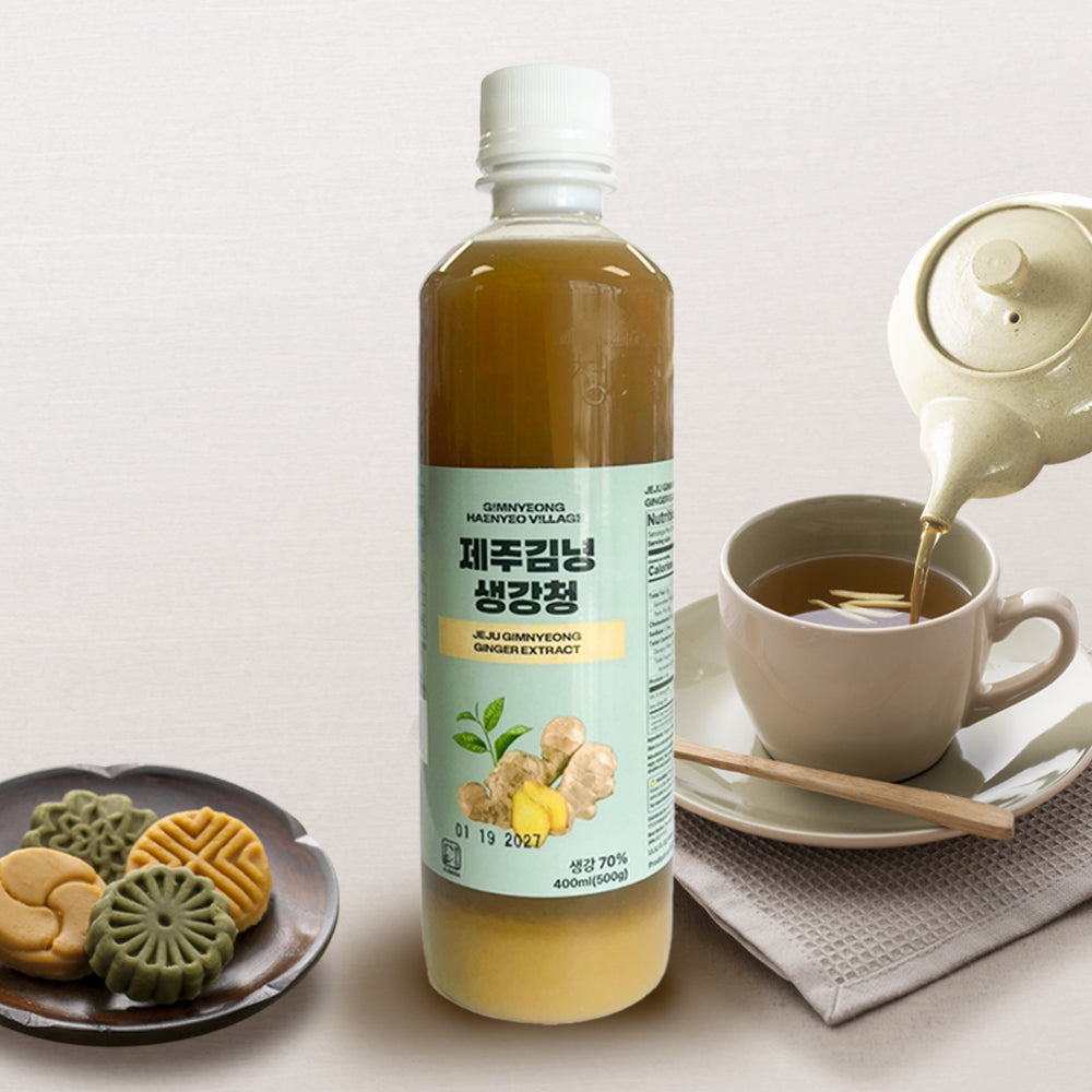 Jeju Gimnyeong Ginger Syrup 400ml Expiration Date: May 13, 2027