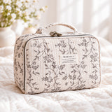 Sentimental Trickholic Vintage Flower Trunk Bag (S size)