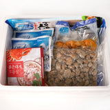 [Free Separate Shipping] 8-Variety Wild Seafood Set 2.5kg (Yellowtail, Spanish Mackerel, Butterfish, Flounder, Conger Eel, Crab Meat, Sea Squirt, Sea Cucumber) Buy 1 Get 1 Free