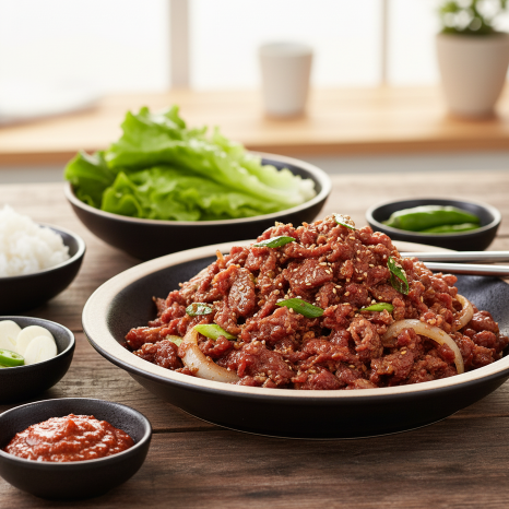 [MILLS EXPRESS] K-BBQ Marinated Bulgogi USDA Choice Sliced Beef 1.5lb x 1 pack