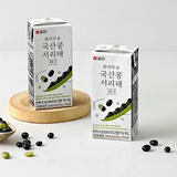Cconma Soy Milk with 99.8% Korean Green Kernel Black Soybeans 190ml (24 Packs per Box) Limit 2 boxes per order