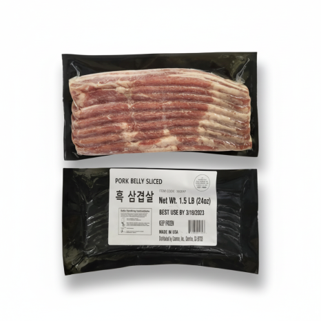 [MILLS EXPRESS] K-BBQ Sliced Black Pork Belly 1.5lb