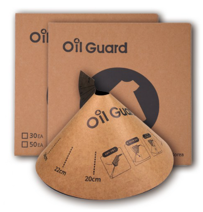 No more oil worries! Oil Guard Frying Pan Lid (30 Sheets)