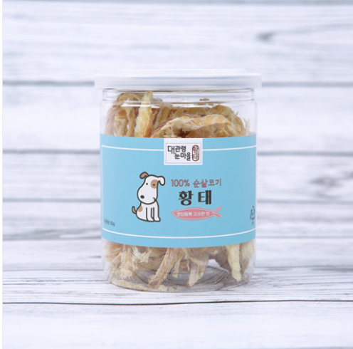 [Gangwon-do] Daegwallyeong Snow Village Dried Pollack - Low-sodium Dried Pollack Strips for Dogs 50g